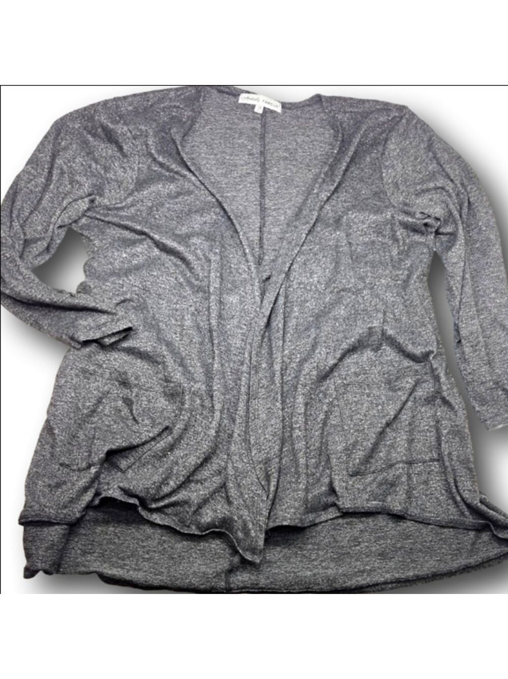 Women's Absolutely Famous Gray Cardigan 3X